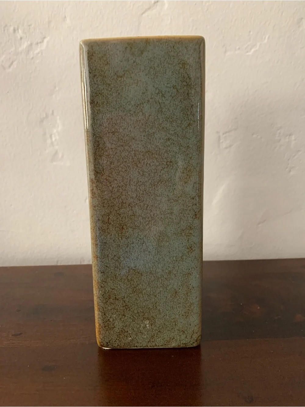 Ceramic Vase Square Green High Glaze